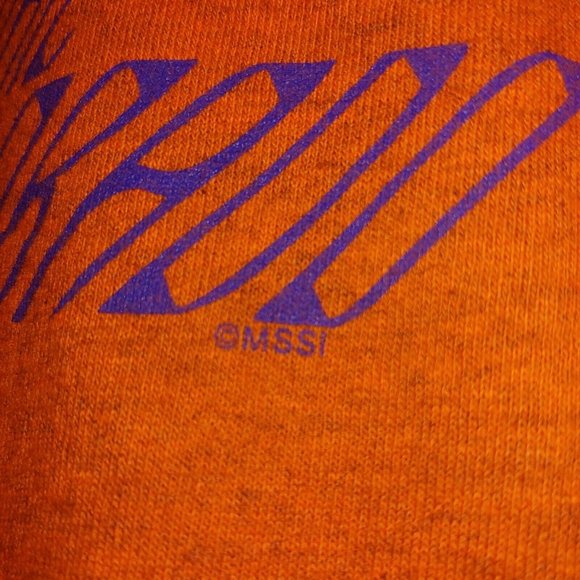 NWOT Vail Colorado Men's XL T Shirt Orange Purple Mountain Ski Town Short Sleeve - Picture 5 of 8